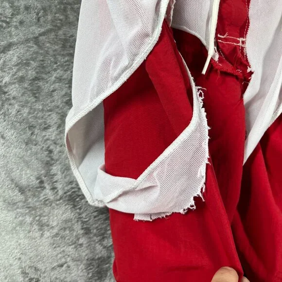 Polo Ralph Lauren Swim Trunks Mens Medium Red Board Shorts Pocket Beach Pool - Picture 15 of 15